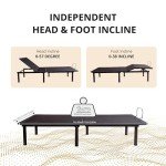 EGOHOME Adjustable King Size Bed Base with Wireless Remote