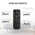 EGOHOME Adjustable King Size Bed Base with Wireless Remote