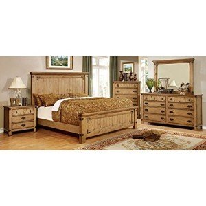 Weathered Elm King Bedroom Furniture Set