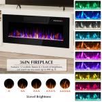 Lemberi 36" Fireplace TV Stand for 80" TVs