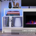 Lemberi 36" Fireplace TV Stand for 80" TVs