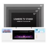 Lemberi 36" Fireplace TV Stand for 80" TVs