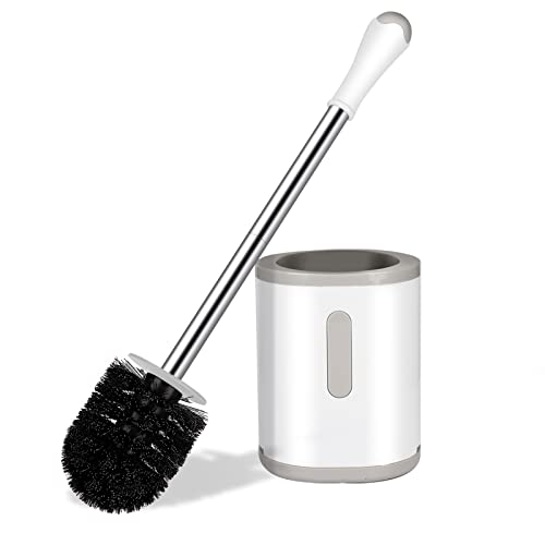 AONEZ Space-Saving Toilet Brush & Holder