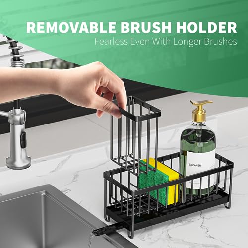 Cisily Stainless Steel Kitchen Sink Organizer Caddy