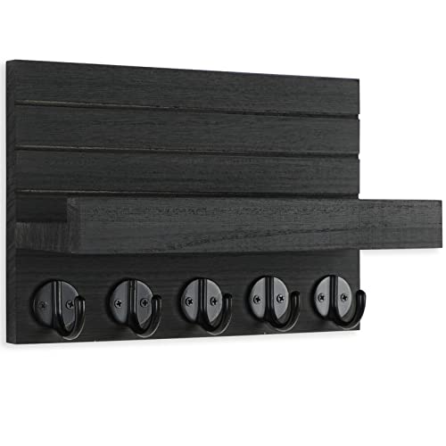 Wall-Mounted Decorative Key and Mail Holder