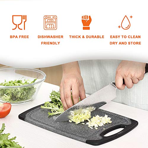 KIMIUP Set of 3 Dishwasher Safe Cutting Boards
