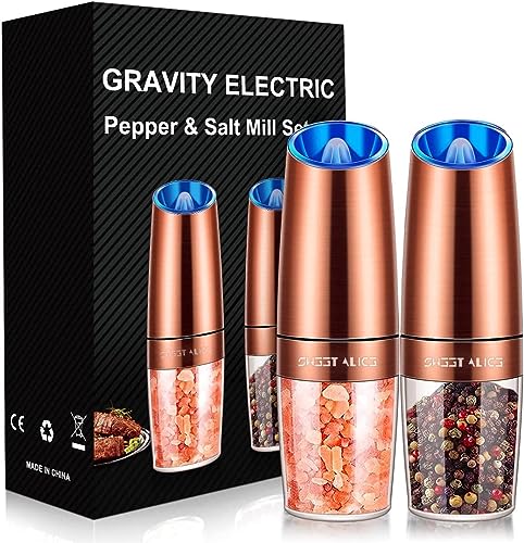 Electric Pepper and Salt Grinder Set - Adjustable