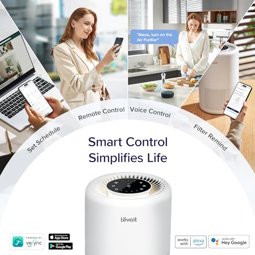 LEVOIT Smart WiFi Air Purifier for Bedrooms