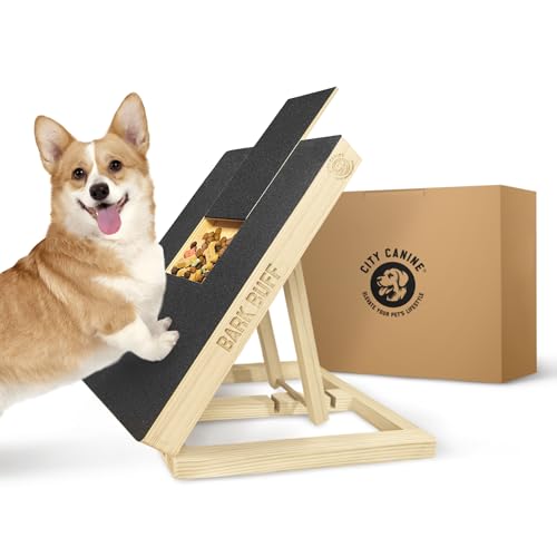 BARK BUFF: Dog Nail Scratch Board & Treat Box