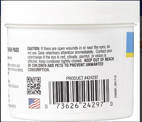 Miracle Care Sterile Eye Wash Pads for Pets