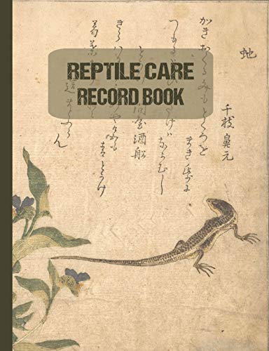 Reptile Care Journal for Pet Owners