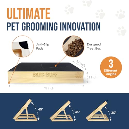 BARK BUFF: Dog Nail Scratch Board & Treat Box