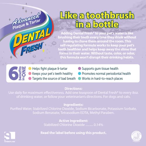 Dental Fresh Water Additive for Dog Oral Health