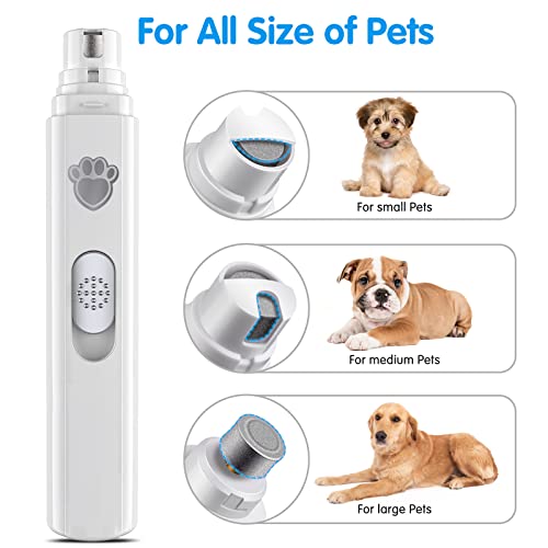 Rechargeable 2-Speed Dog Nail Grinder Tool