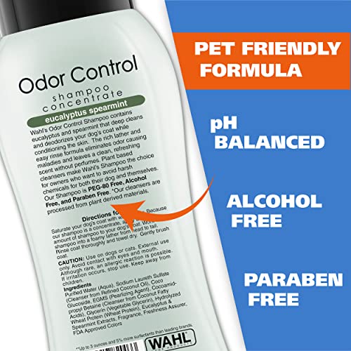 Wahl Odor Control Eucalyptus Shampoo for Pets