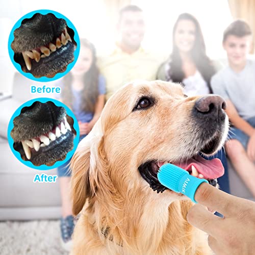 4-Pack Dog Toothbrush and Pet Dental Care Kit
