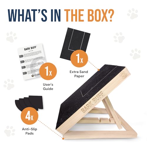 BARK BUFF: Dog Nail Scratch Board & Treat Box