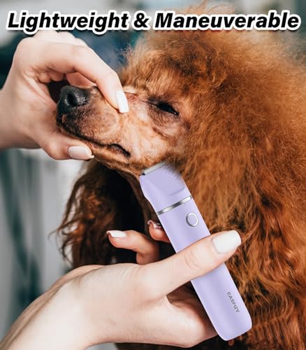 Cordless Dog Paw Trimmer with Low Noise Clippers