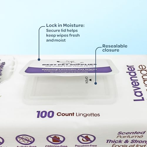 Plant-Based Pet Grooming Wipes for Dogs & Cats