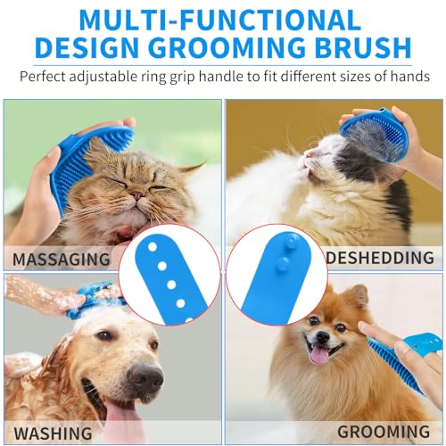 Comotech Dog Bath Brush Set - 3 Pieces