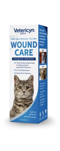 Vetericyn Plus Cat Wound Care Spray, 3oz