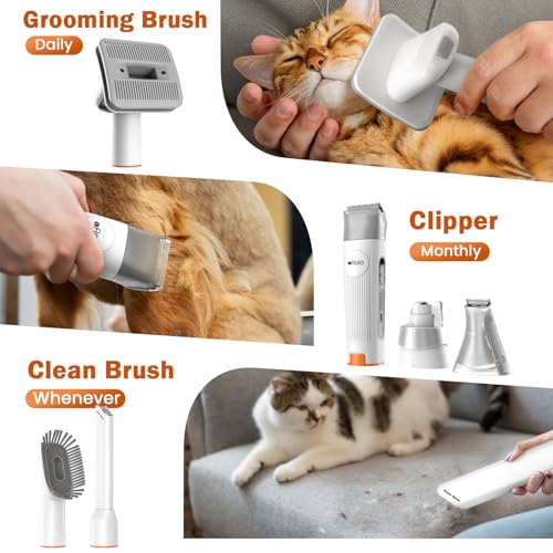 Dog Grooming Kit with Vacuum and Clippers