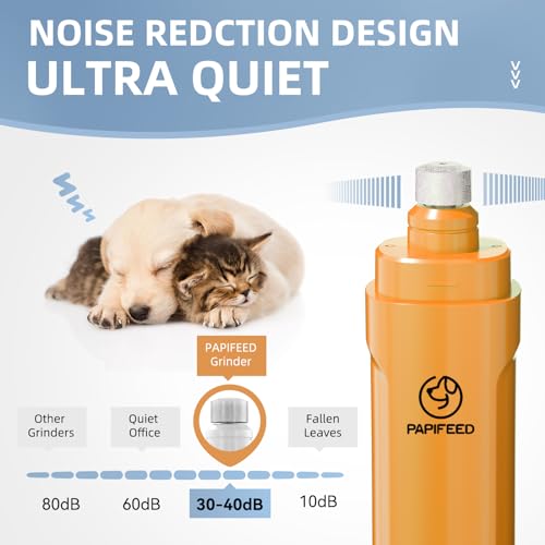 PAPIFEED Rechargeable Dog Nail Grinder with LED Lights