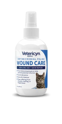 Vetericyn Plus Cat Wound Care Spray, 3oz