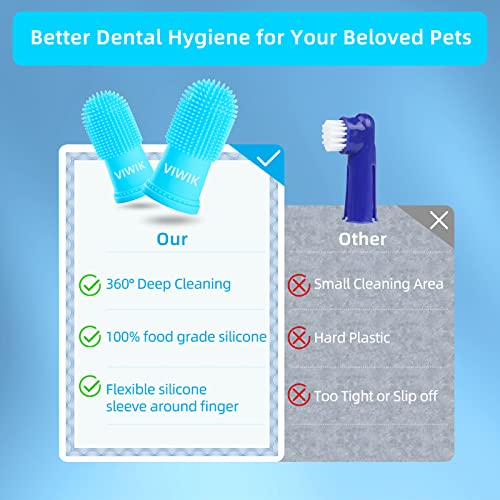 4-Pack Dog Toothbrush and Pet Dental Care Kit