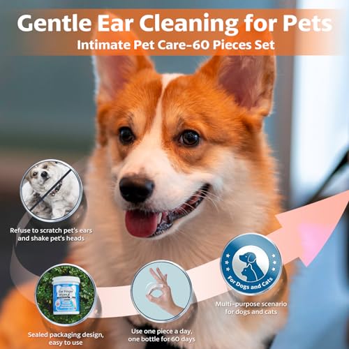 OBSEDE Ear Cleaner Wipes for Dogs and Cats