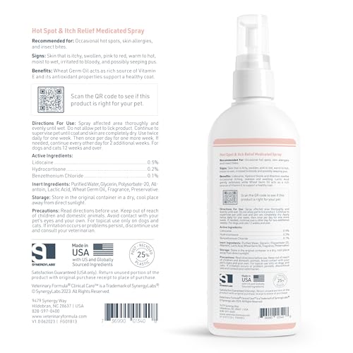 Hot Spot & Itch Relief Spray for Pets