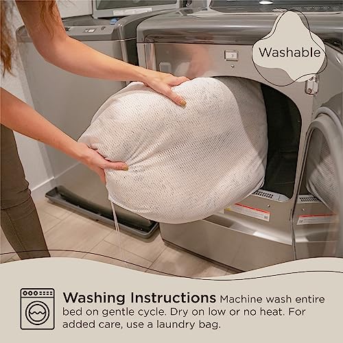 Sheri's Cozy Taupe Donut Bed 23x23