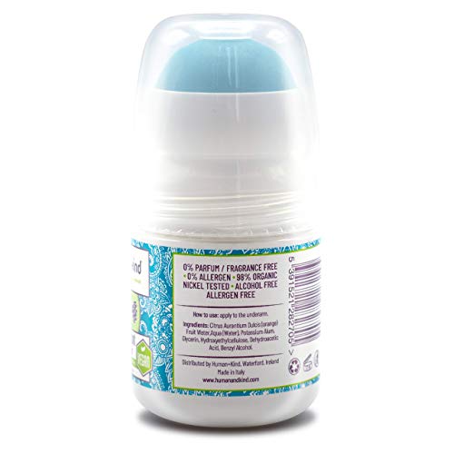 Vegan Aluminum-Free Natural Deodorant Roll-On 1.69 oz