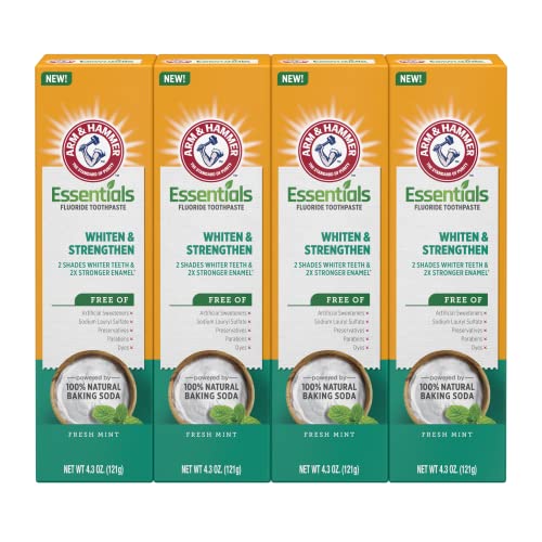 ARM & HAMMER Essentials Natural Mint Toothpaste 4-Pack