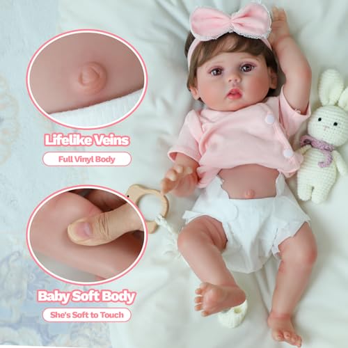 18-Inch Realistic Reborn Baby Girl Doll
