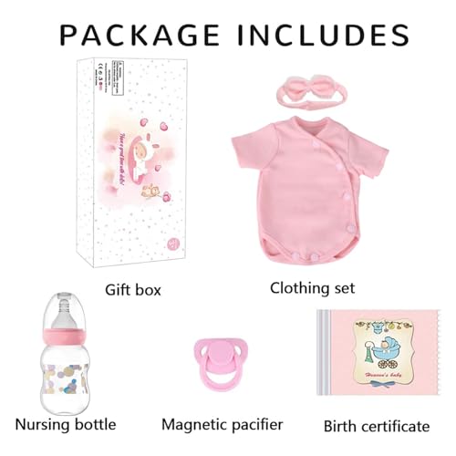 18-Inch Realistic Reborn Baby Girl Doll