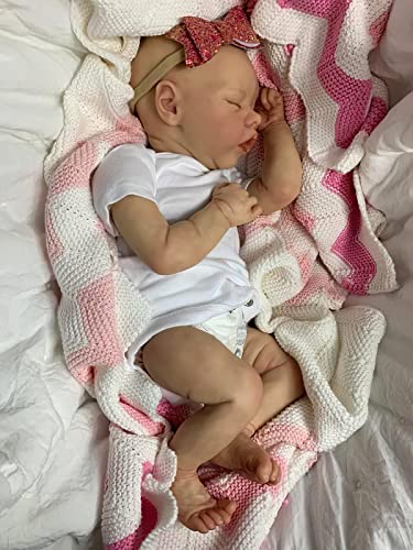 18" Lifelike Reborn Baby Doll with Visible Veins