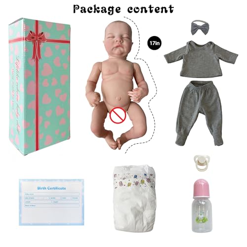 17-Inch Realistic Reborn Baby Girl Doll