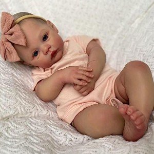 Meadow 19-Inch Realistic Silicone Reborn Baby Doll