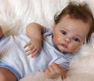 Anano 19-Inch Realistic Silicone Reborn Baby Boy