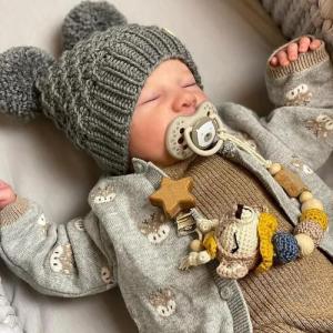 Realistic 17-Inch Reborn Baby Doll Boy with Accessories