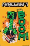 Minecraft Creeper Boom Wall Poster - 34" x 22