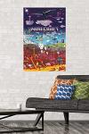 Minecraft World Beyond Wall Poster & Mount Bundle