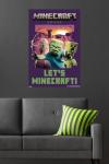 Minecraft Zombie, Creeper, Skeleton Wall Poster