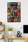 Minecraft Movie Grid Wall Poster - Unframed 34x22.4