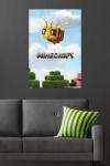 Minecraft Movie Bee Wall Poster, Unframed 34"x22