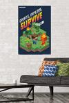 Minecraft Create, Explore, Survive Wall Poster 34"x22