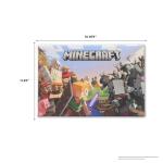 Minecraft Battle Scene Canvas Wall Art Decor