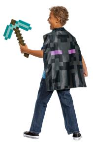 Minecraft Pickaxe and Cape Costume Set for Kids