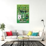 Minecraft Character Montage Gaming Poster - 24x36